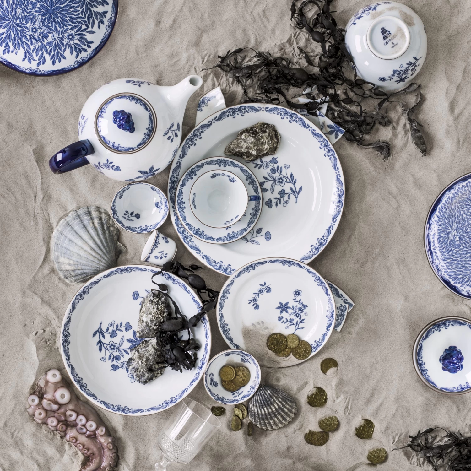 Rörstrand Ostindia Salatteller 4 Rörstrand Ostindia Salatteller – Bild 2