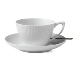 Royal Copenhagen White Fluted Teetasse 6 Royal Copenhagen White Fluted Teetasse -Küchenwelt Verkauf 24849 01 02 3def4bd642