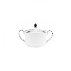 Wedgwood Vera Wang Blanc Sur Blanc Zuckerschale