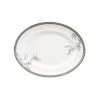 Wedgwood Vera Wang Lace Platinum Ovaler Servierteller