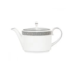 Wedgwood Vera Wang Lace Platinum Teekanne