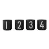 Design Letters Espressotassen 4er Pack Schwarz -Küchenwelt Verkauf 35258 01 01 a4b31d0f54