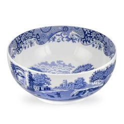 Spode Blue Italian Schale Rund