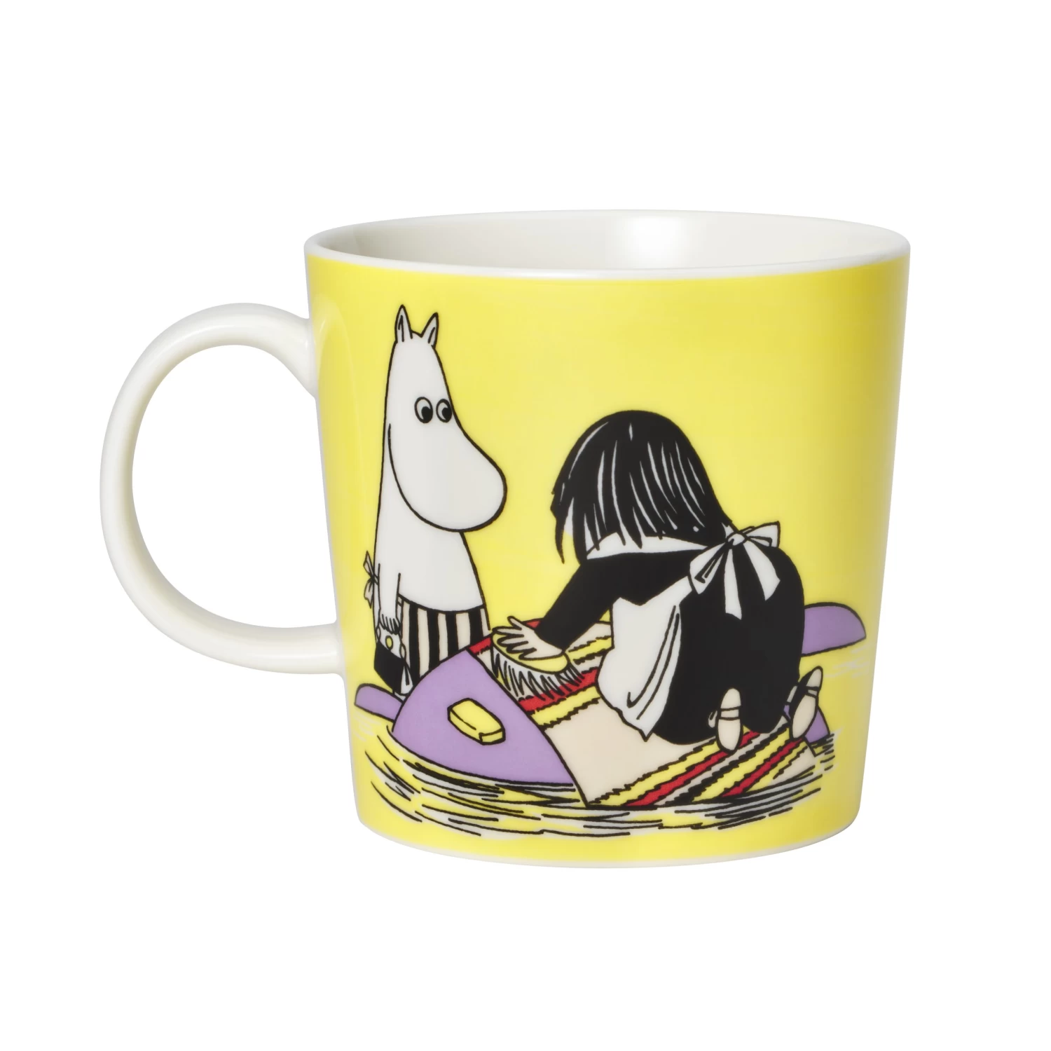 Arabia Misabel Mumin Tasse Gelb 4 Arabia Misabel Mumin Tasse Gelb – Bild 2