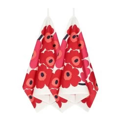 Marimekko Unikko Geschirrtuch 2er Pack