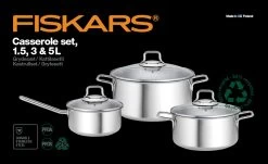 Fiskars Topfset Mit Glasdeckel 3 Teile -Küchenwelt Verkauf 509785 01 90 ProductImageCollection 9983fb2a93