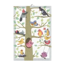 Frühlingsvögel Geschirrtuch