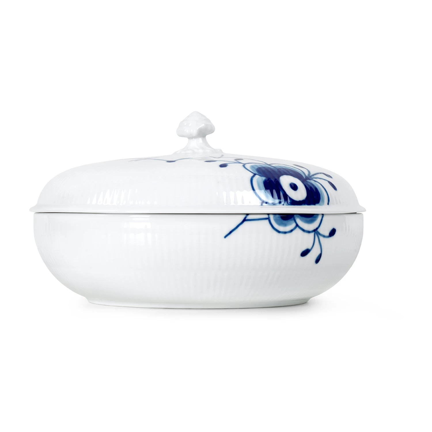 Royal Copenhagen Blue Fluted Mega Schale Mit Deckel 5 Royal Copenhagen Blue Fluted Mega Schale Mit Deckel – Bild 3