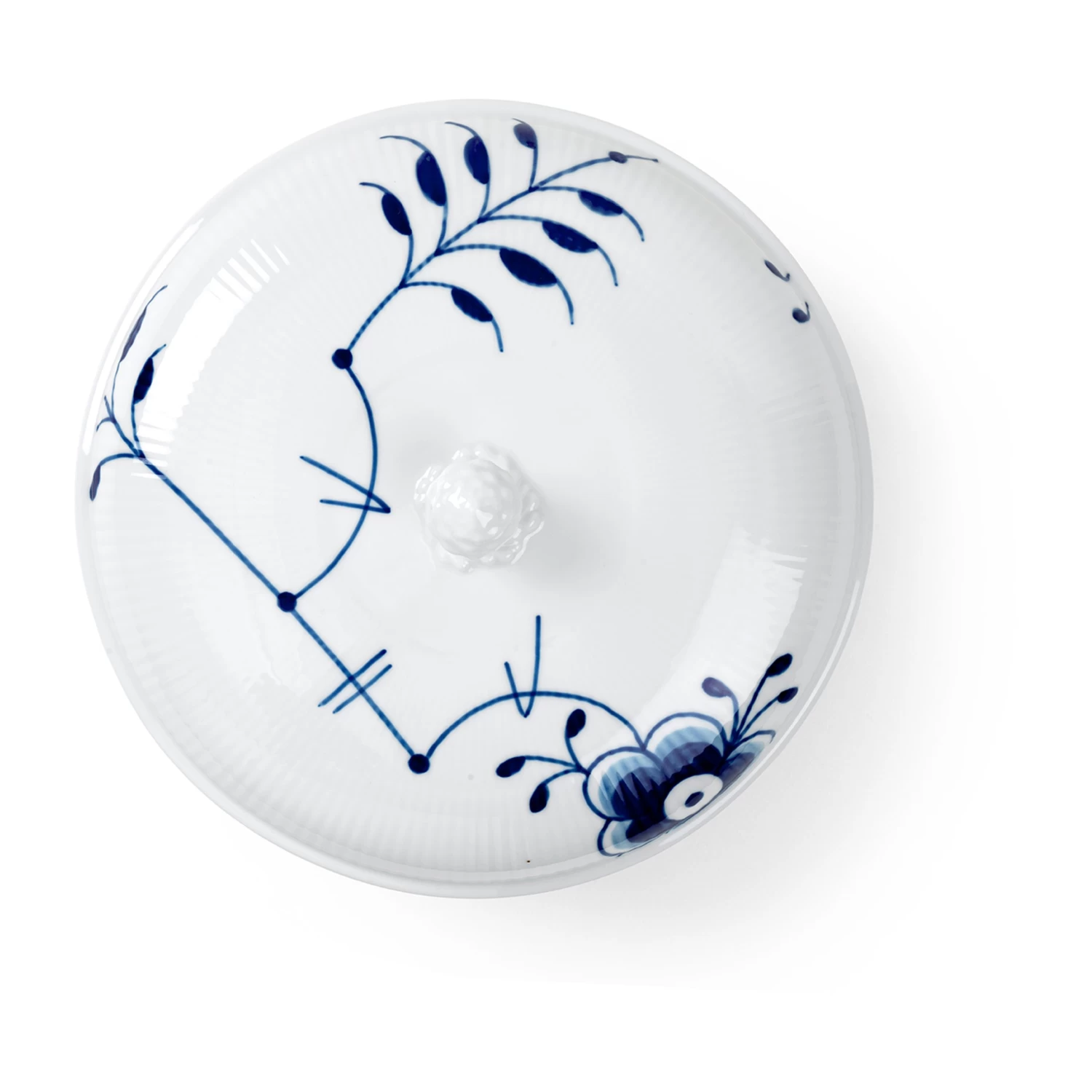 Royal Copenhagen Blue Fluted Mega Schale Mit Deckel 6 Royal Copenhagen Blue Fluted Mega Schale Mit Deckel – Bild 4