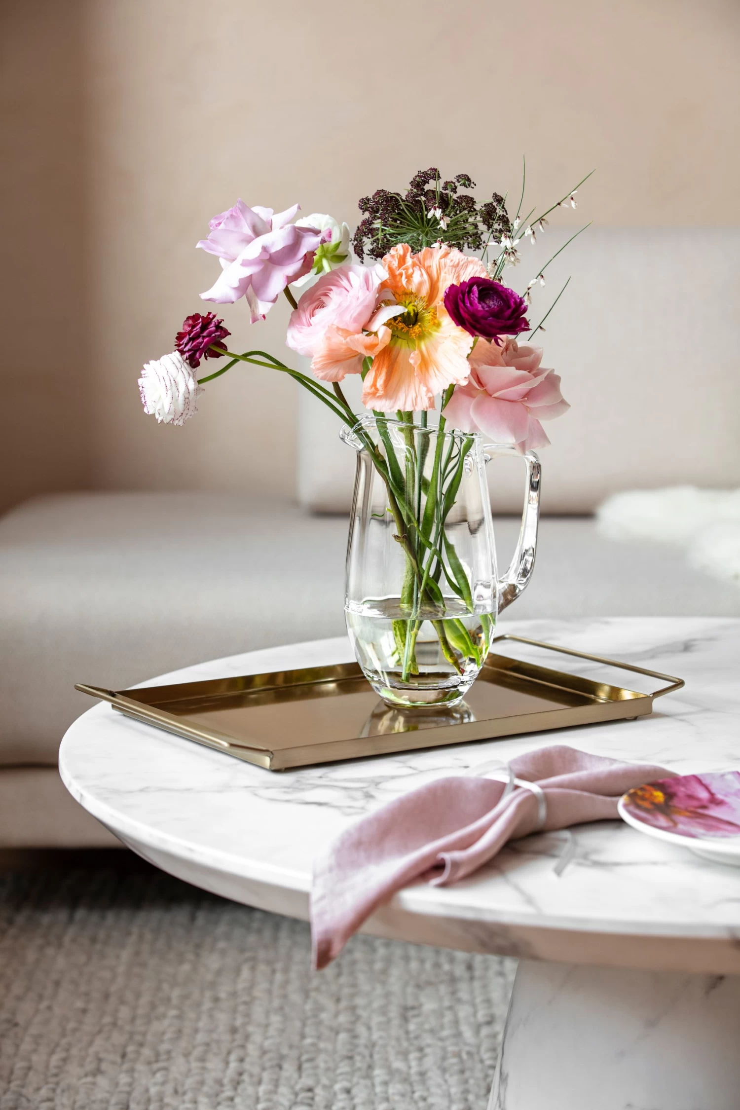 Villeroy & Boch Rose Garden Karaffe 1,5 L 5 Villeroy & Boch Rose Garden Karaffe 1,5 L – Bild 3