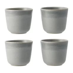 Morgon Grau Tasse 4er Pack