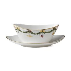 Royal Copenhagen Star Fluted Christmas Saucenschale