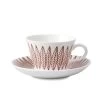 Röd Salix Kaffee-Set, Kegel